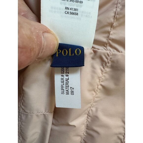 Polo Ralph Lauren Lightweight Packable Down Vest Gold Quilted Outdoor Layer - Picture 8 of 16
